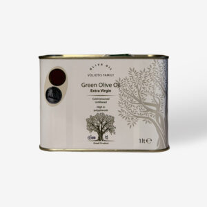VOLIOTIS GRÜN - erste Ernte – Unreifes (grünes) Extra Natives Olivenöl (LONDON GOLD SIEGER ) EXTRA VIRGIN 1 l reich an Polyphenolen